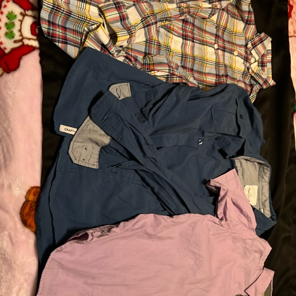 3 boys size 8-10 button downs